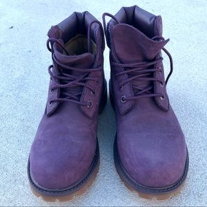 2Y Purple Timberlands